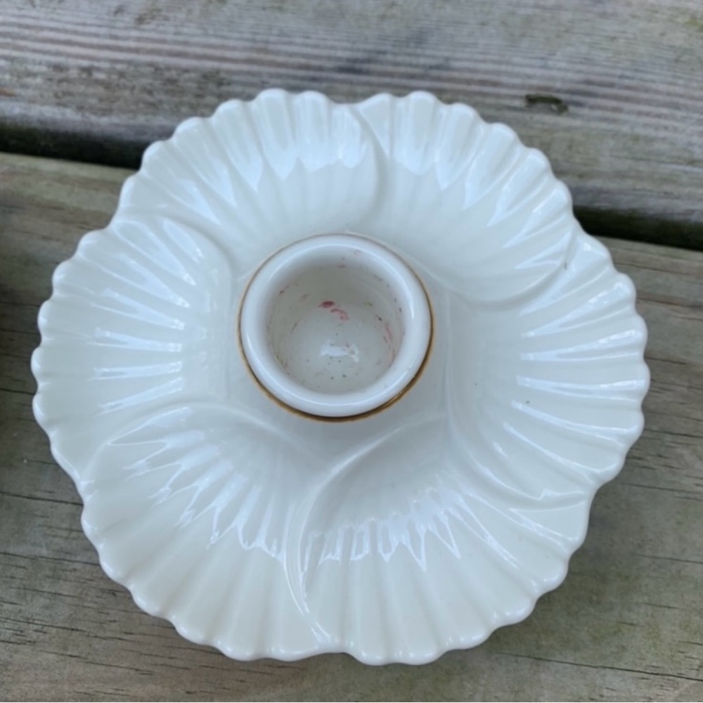 Lenox flower candle holders - Picture 2 of 10